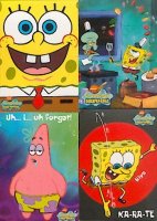 Spongebob op Nickelodeon-Viacom ansichtkaart x 4
