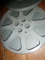 16mm 1 vintage filmspoel passend grijskleurige