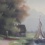 Schilderij oud Hollands landschap (6)