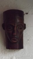Masker tabwa-stam congo. Hoog 38cm en