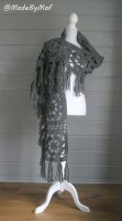 Stoere sjaal (handmade gehaakt)