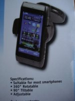 Smartphone car holder