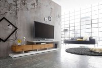 Modern tv meubel mat wit eiken