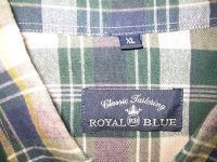 Royal blue classic tailoring -xl- ruit,