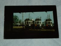 Tram fotokaart bij de remise Rijnsburgerweg