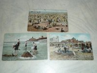 Scheveningen strand 3 oude kaarten