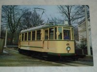 Augsburg, Vierachsiger strassenbahn-triebwagen nr. 165 Tram