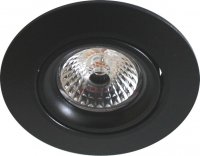 Zwarte inbouwspot LED dimbaar