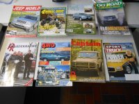 Lotje van diverse autotijdschriften 