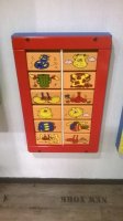 Speelbord voor op kinderkamer of kinderopvang