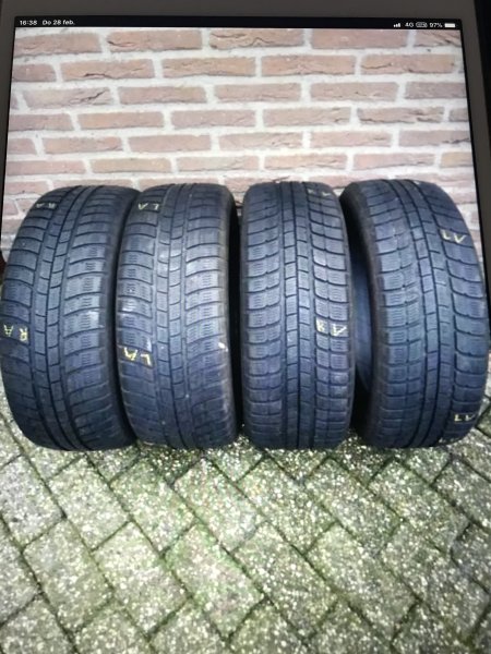 4 MICHELIN BANDEN MS Met Sneeuwvlok 205/55R16 91H te Koop Aangeboden op