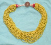 Vintage Naga ketting geel - Naga