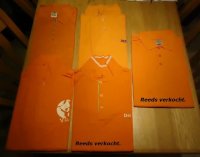 Te koop diverse (nieuwe) oranje T-shirts