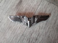 US Arial Gunner wing badge wo2