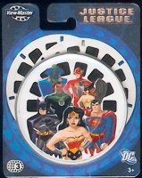 Justice League comics-superhelden op viewmaster 1