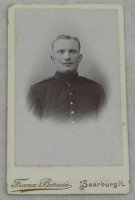 Foto Portret, Schütze in Uniform, Kaiserreich,
