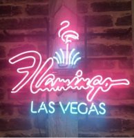 Flamingo Las Vegas neon casino en
