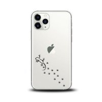 Apple Iphone`s siliconen hoesjes transparant Hagedis