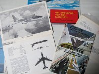 Vliegtuig folders oa. Boeing