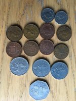 Oude munten Verenigd Koninkrijk