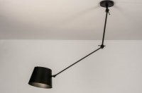 Hanglamp zwarte pendellamp tafel eethoek salontafel