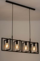 Trendy hanglamp frame zwart eettafel tafel