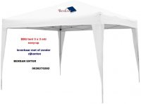 Tent 3x3 mtr easy-up partyten BBQ