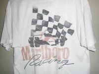 Vintage t-shirt Marlborro Racing Team, wit,