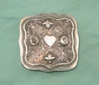 Antiek zilveren pepermuntdoosje - 1853