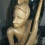 Antiek gedetailleerd houtbeeld indiaan 50x20cm (3)