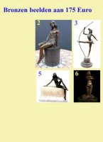Uitgebreide keuze erotische beelden in brons