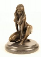 Prachtige erotische bronzen beelden - naakt