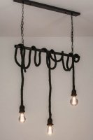 Black friday touw zwart hanglamp bar