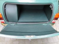 Kofferbekleding - groen LEDER- saloon- Classic