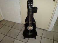 Dimavery AC-303 klassieke gitaar 3/4 zwart