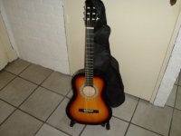 Dimavery AC-303 klassieke gitaar 3/4 sunburst