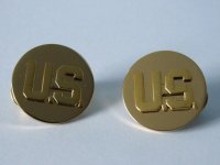 Kraagspiegels,US,Army,Disc