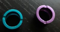 2 nieuwe metallic eGo/510 beauty ring