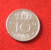 10 Cent / Dubbeltje - 1951