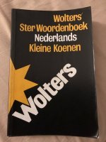 Wolters Nederlands ster woordenboek kleine Koenen.