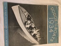DODGE BOATS 1934 brochure USA (D294)