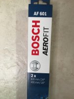 BOSCH Aerofit AF601 flatblade ruitenwisserset