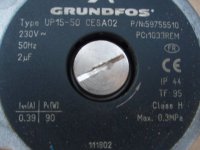 Grundfos cv pomp Motor UP 15-50