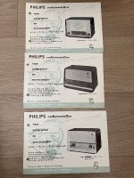 Retro PHILIPS Salesproduct folders 1956 (D352)