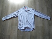 Liv collection overhemd (blauw-grijs / maat