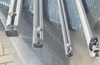 Gordijnrails in aluminium en staal
