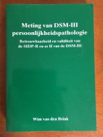 Meting van DSM-III persoonlijkheidspathologie - Wim
