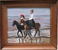 Isaac Israels Paardrijden langs de kust