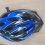 Blauwe fietshelm (2)