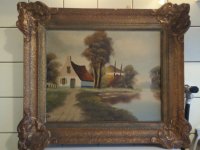 Te koop prachtig schilderij oud Hollands